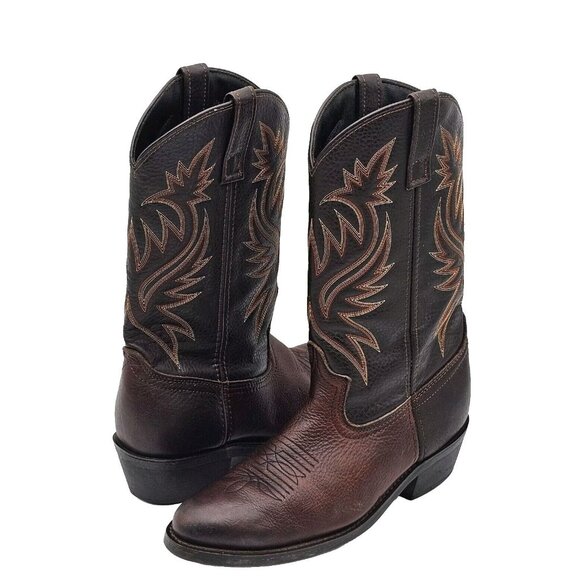 Laredo Other - Laredo Paris Collection Mens Western Boots Size 8 Brown Leather Pointed Rodeo